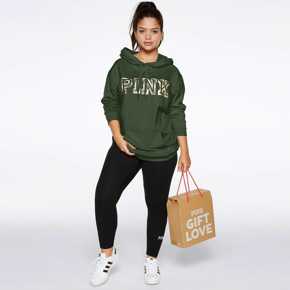 PINK VS Logo Gift Set Hoddie & Leggins L - Picture 5 of 9